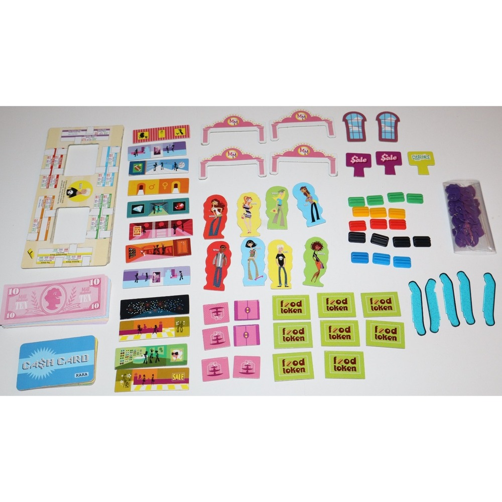 2004 MALL MADNESS Replacement Parts Pieces Large Lot Vintage